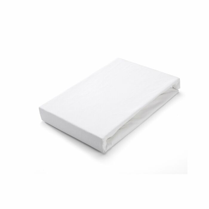 Jersey Stretch topper hoeslaken 140x200/210cm wit