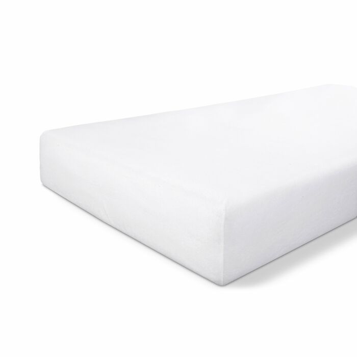 Cotton Cover molton 80x200cm wit