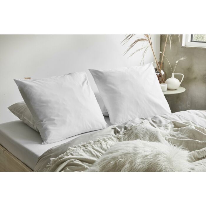 Crispy Cotton kussensloop 80x80cm wit (2 stuks)