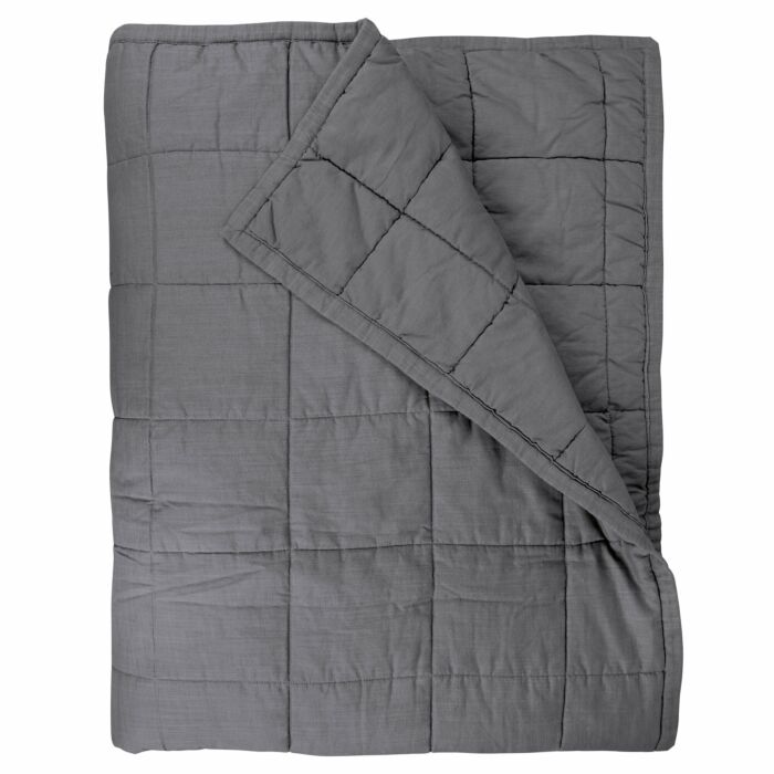 Luxury Touch plaid 240x260cm antraciet