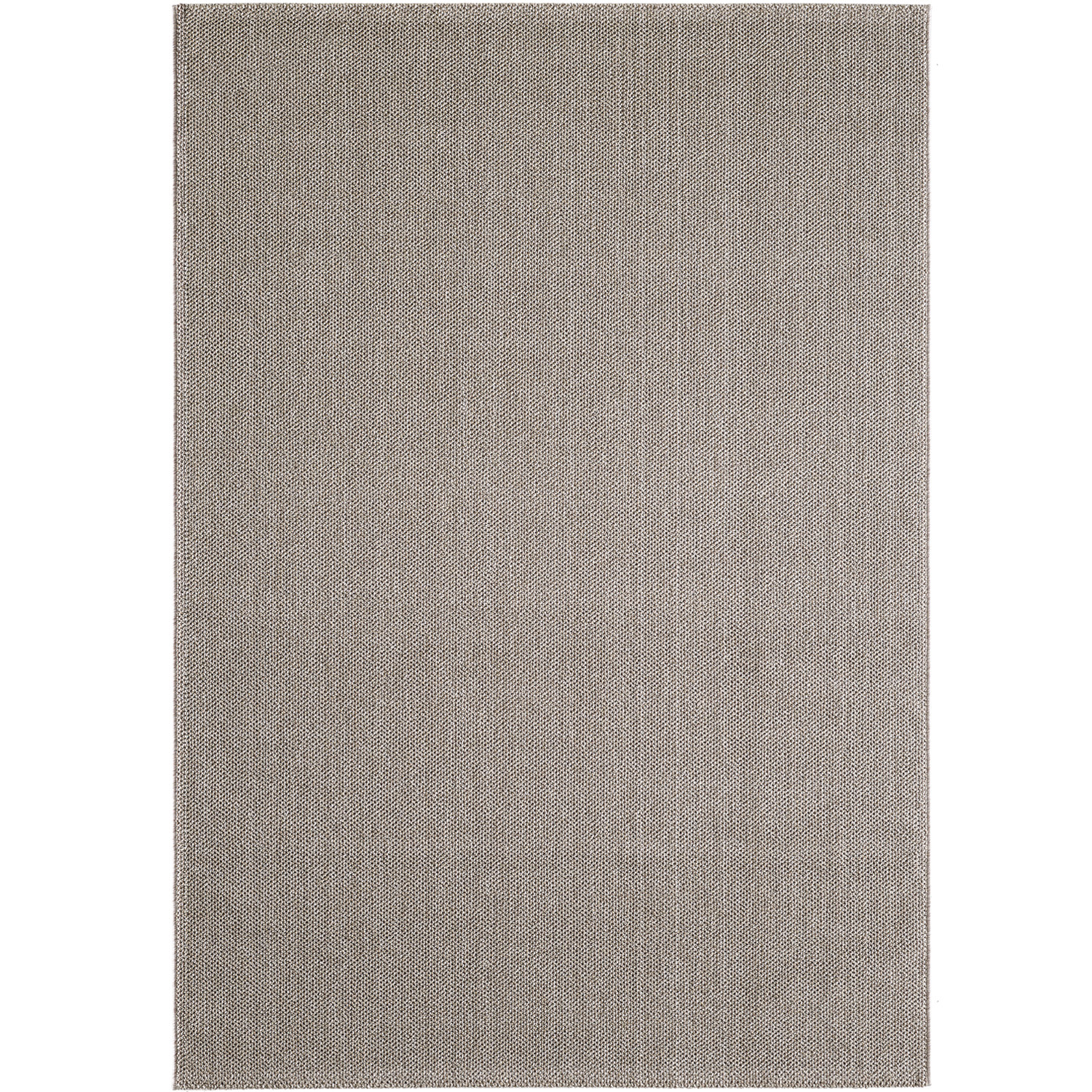 Loom tapis poils ras rond Ø 160cm brun