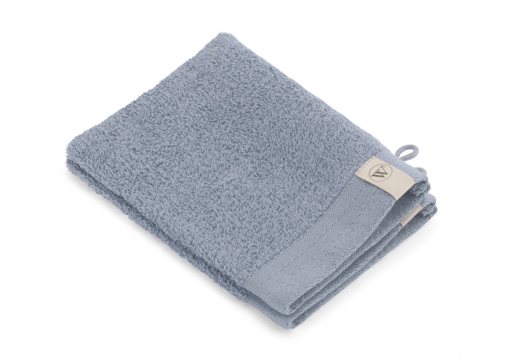 Soft Cotton washand 16x21cm blauw (2 stuks)