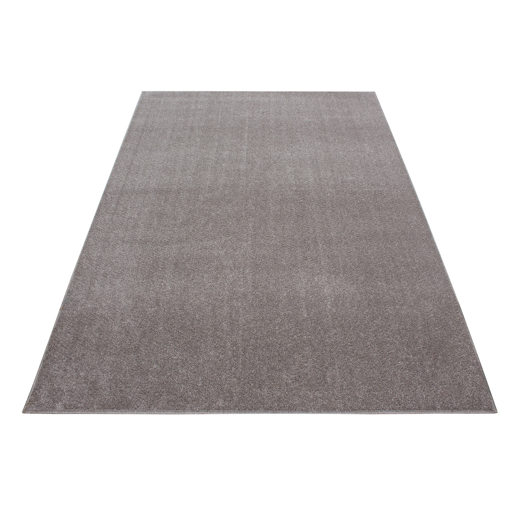 Ata tapis poils ras rectangle 200x290cm beige
