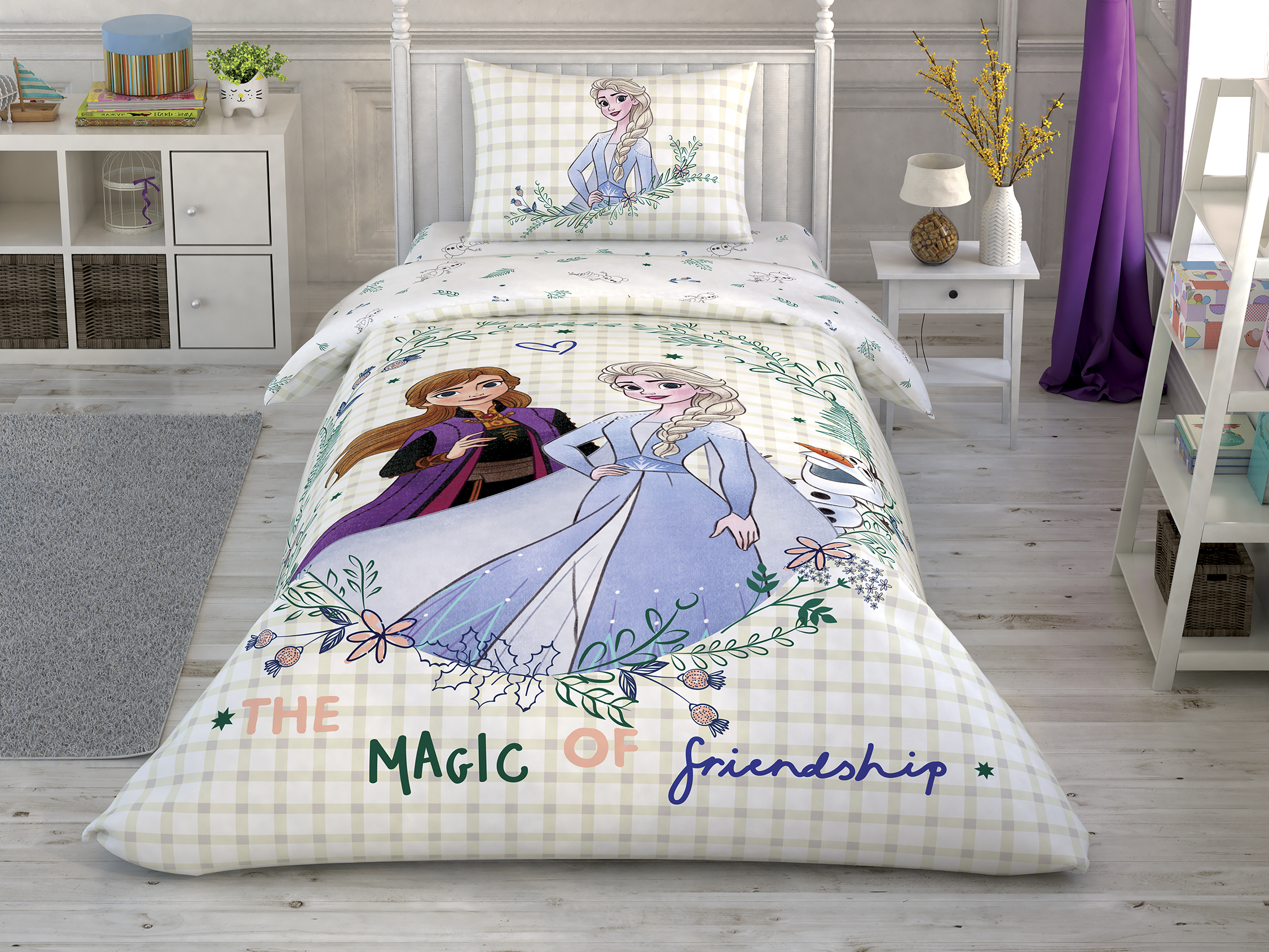 Disney Home - La Reine des neiges 2 Friendship enfants housse de couette (licencié)