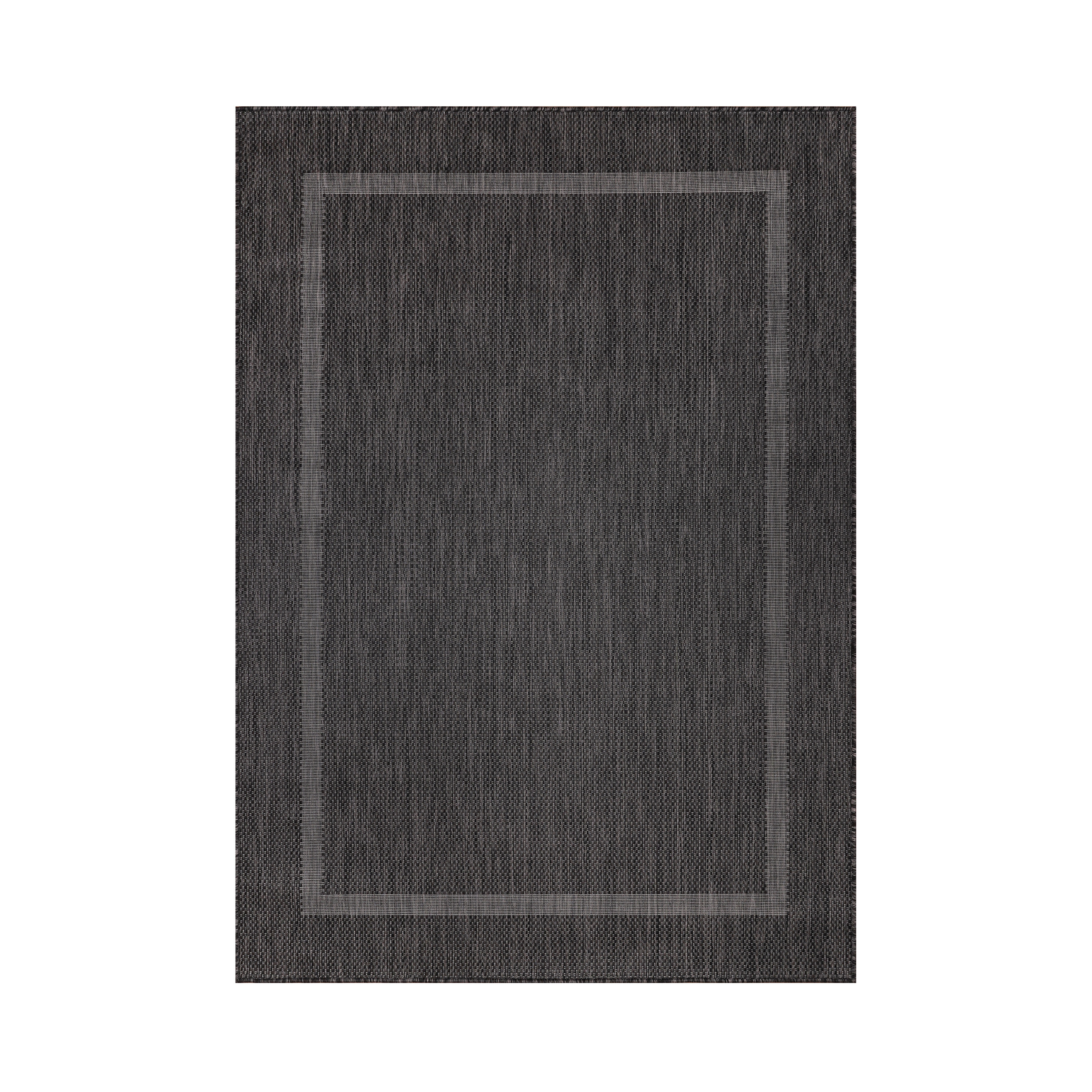 Relax Tranqua tapis extérieur/intérieur coureur 80x250cm noir