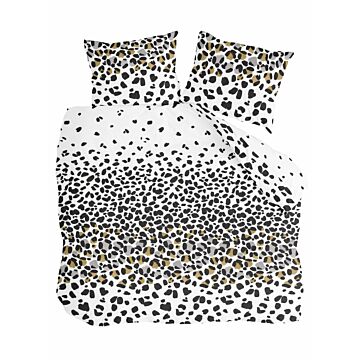 Jungle Rocks dekbedovertrek 240x220cm wit