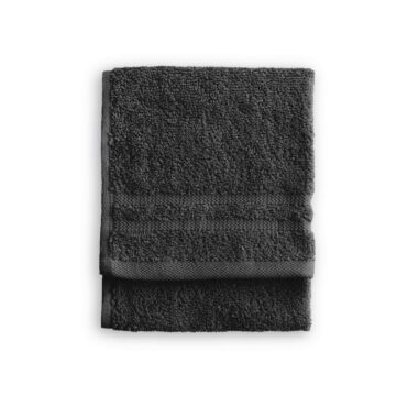 Bath Basics gastendoek 30x50cm antraciet (2 stuks)