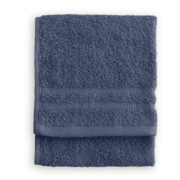 Bath Basics gastendoek 30x50cm blauw (2 stuks)