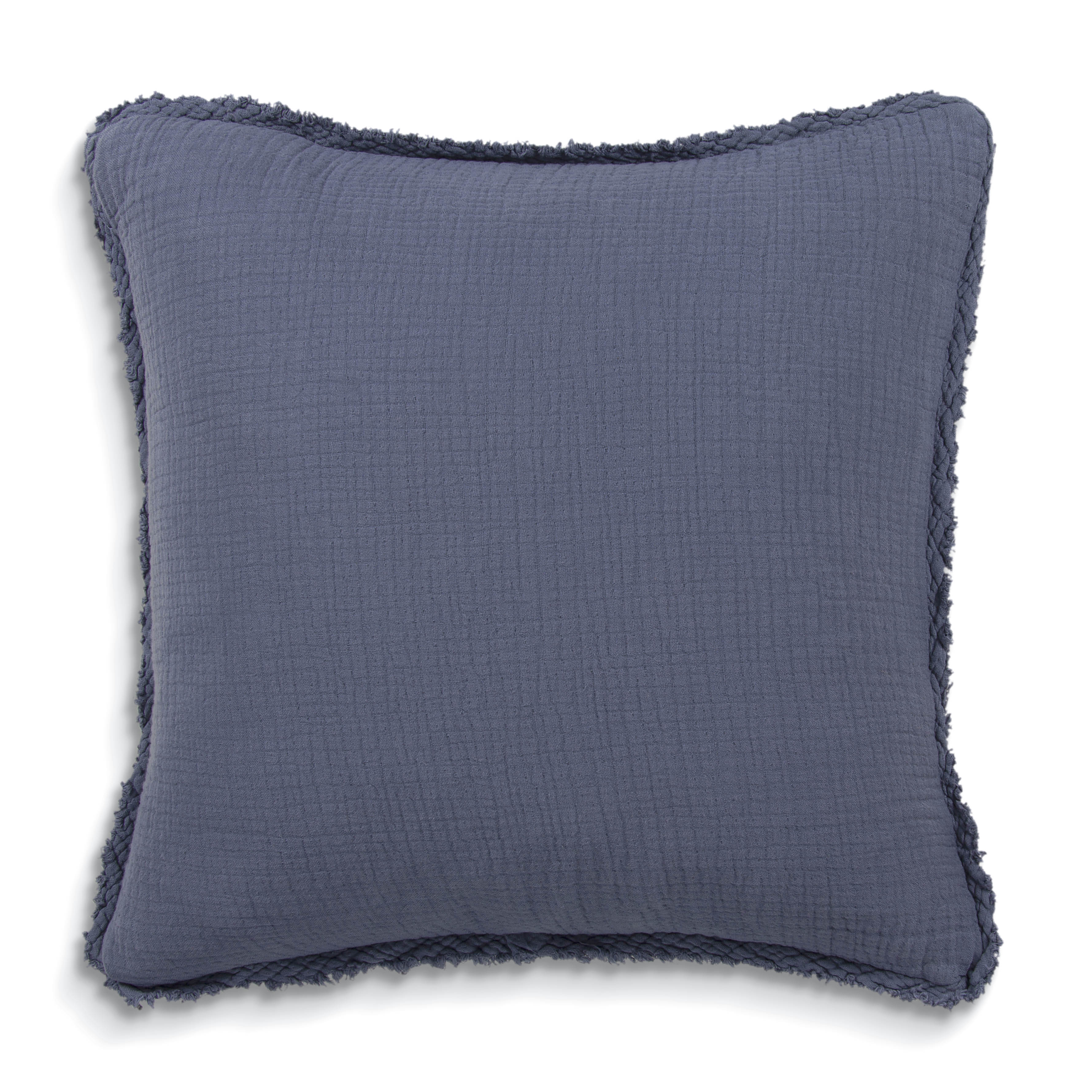 Casual Touch sierkussen 45x45cm blauw