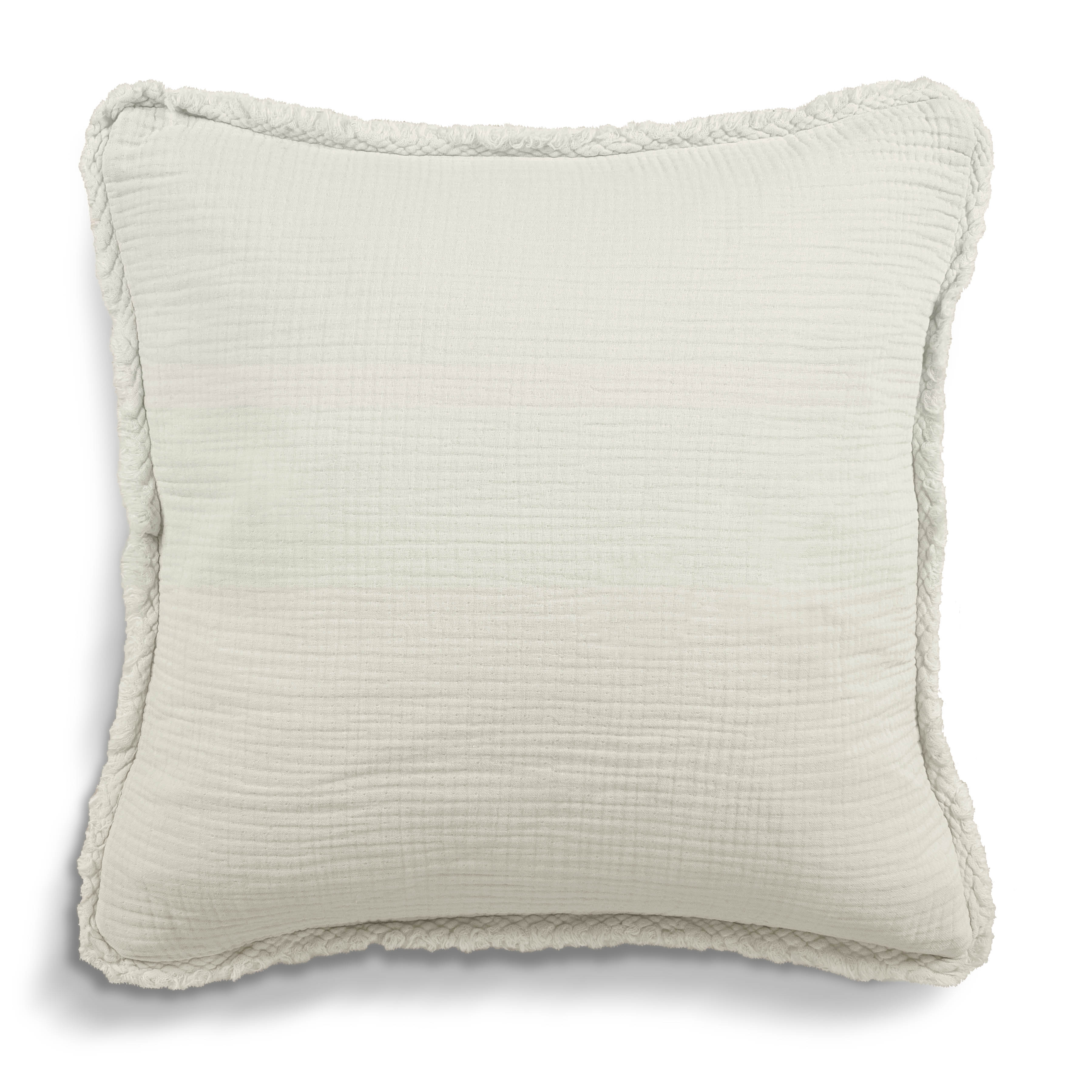 Casual Touch sierkussen 45x45cm crème