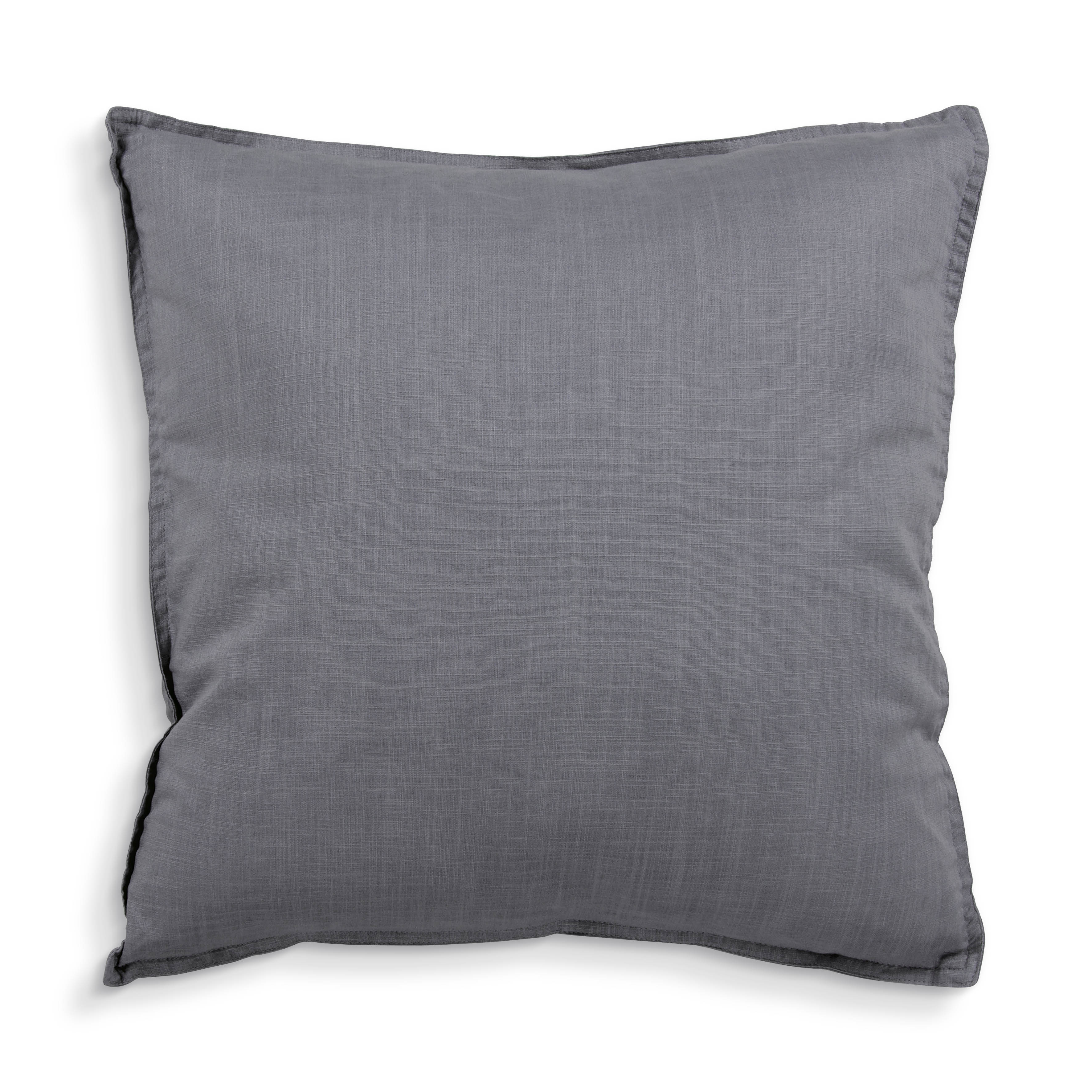 Luxury Touch sierkussen 45x45cm antraciet