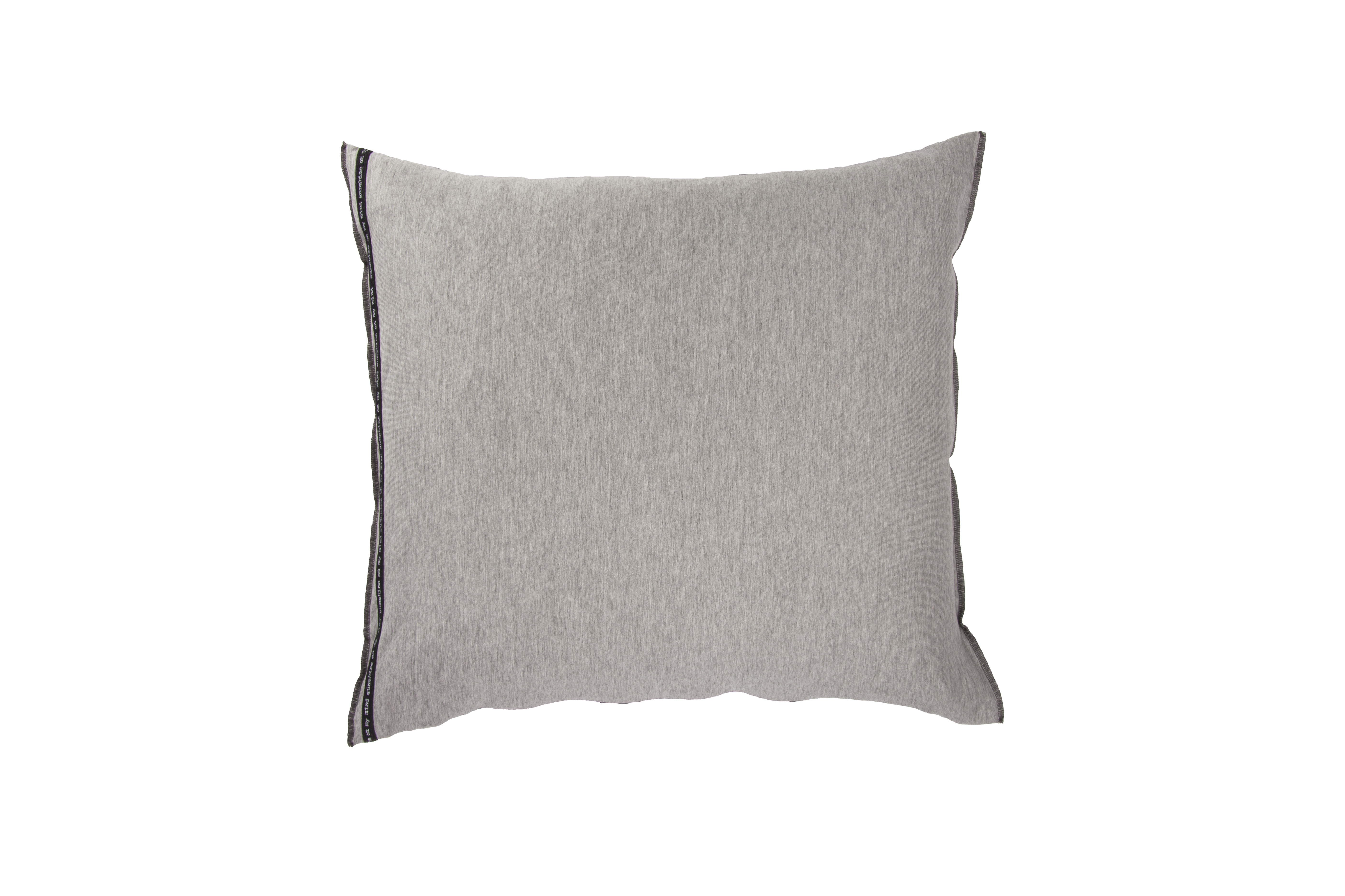 Soft Jersey sierkussen 45x45cm grijs/antraciet
