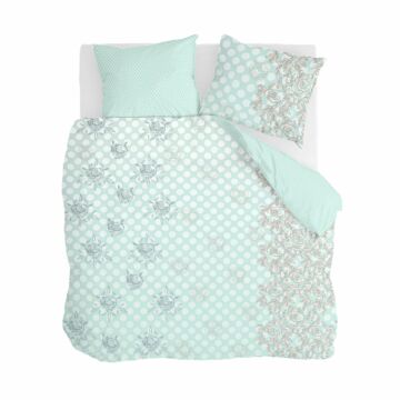 Dreamy Dots dekbedovertrek 240x220cm licht blauw
