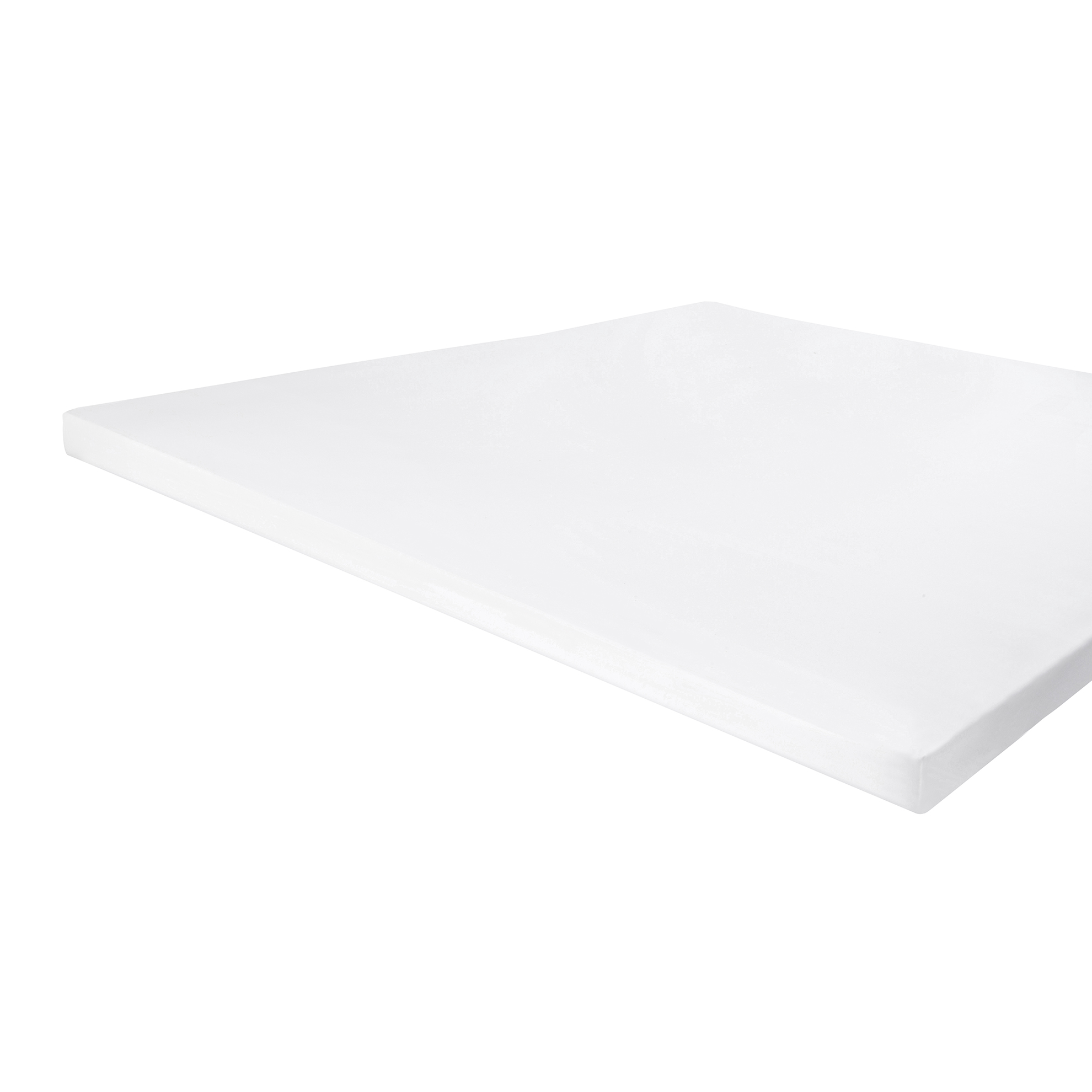 Jersey Stretch topper hoeslaken 160x200/210cm wit