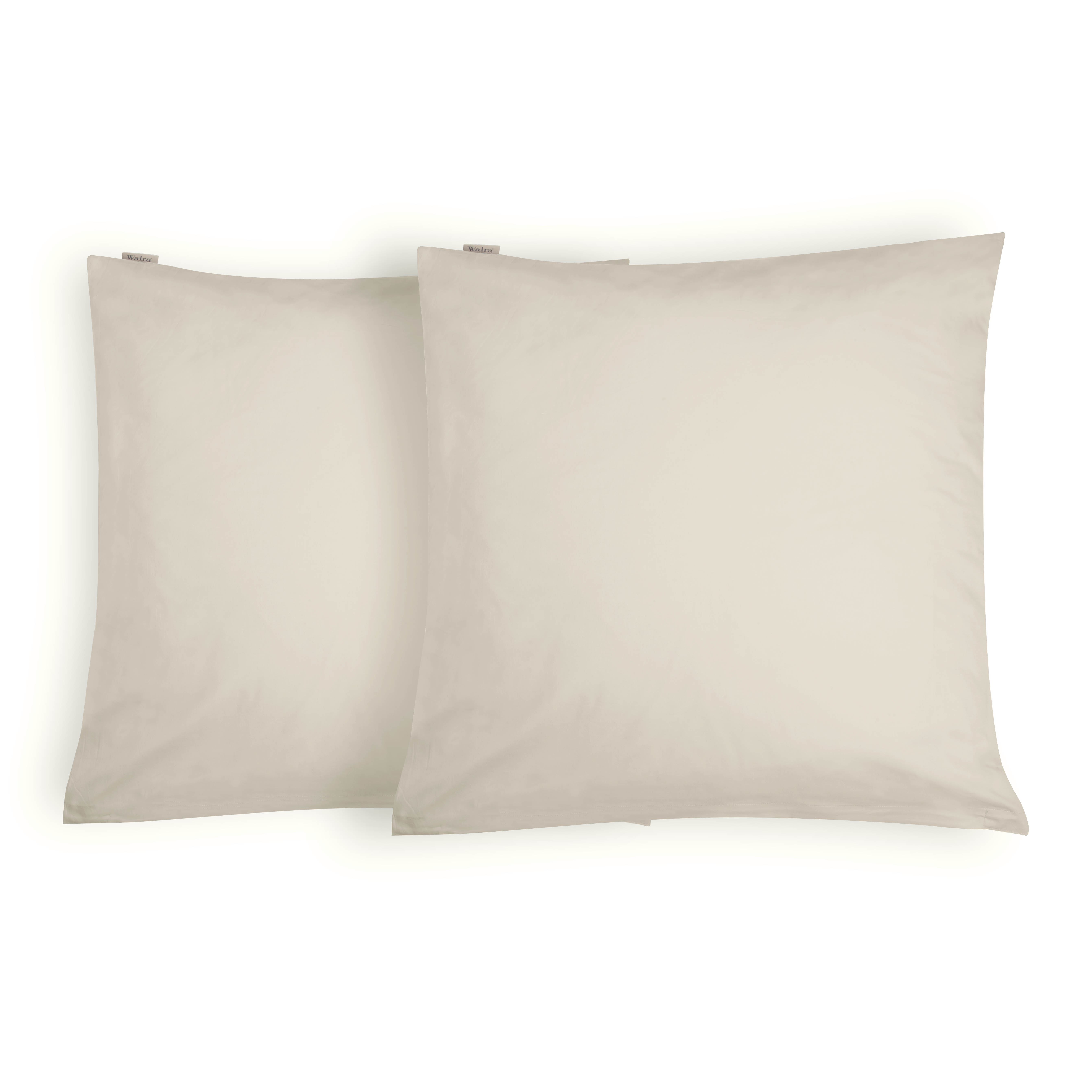 Crispy Cotton kussensloop 80x80cm zandkleur (2 stuks)