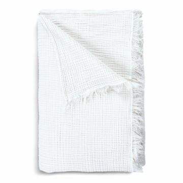 Casual Touch plaid 240x240cm wit