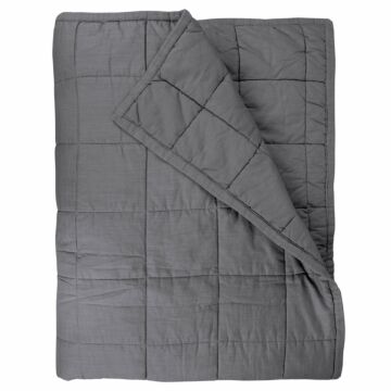 Luxury Touch plaid 240x260cm antraciet