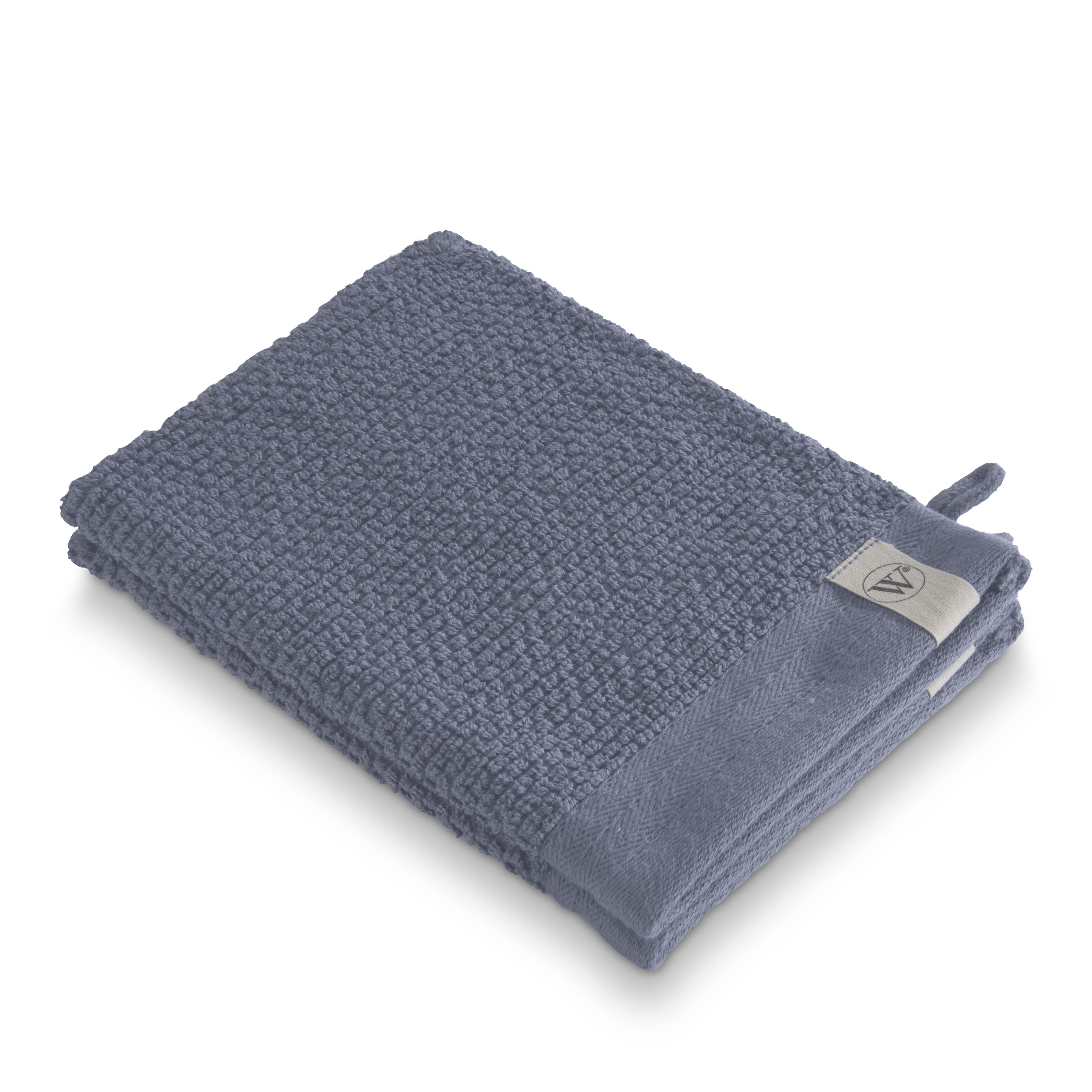 Soft Cotton Popcorn washand 16x21cm blauw (2 stuks)