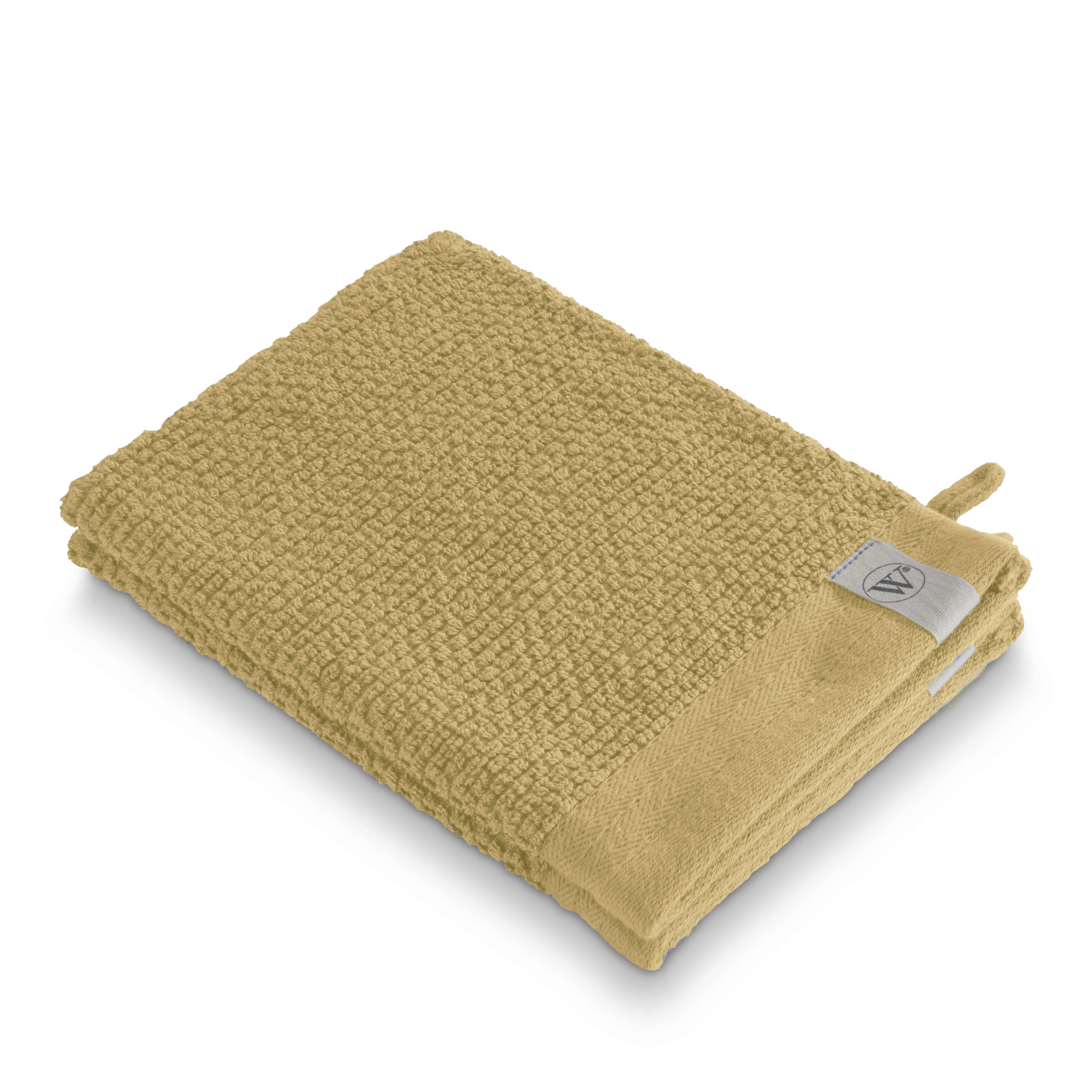 Soft Cotton Popcorn washand 16x21cm geel (2 stuks)