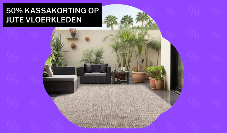 Réduction sur les tapis en jute